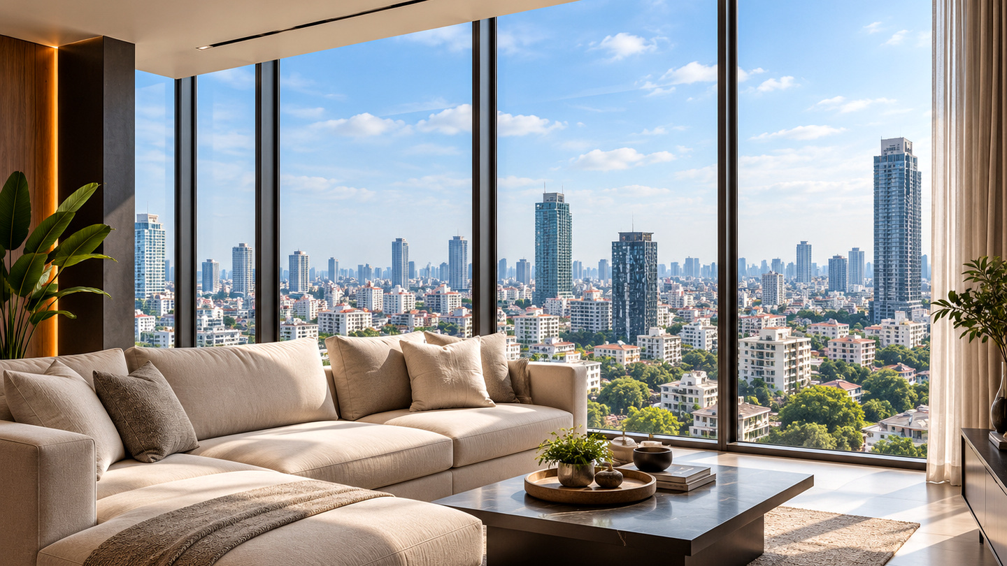 BKK Residence Loft bright city apartment interior