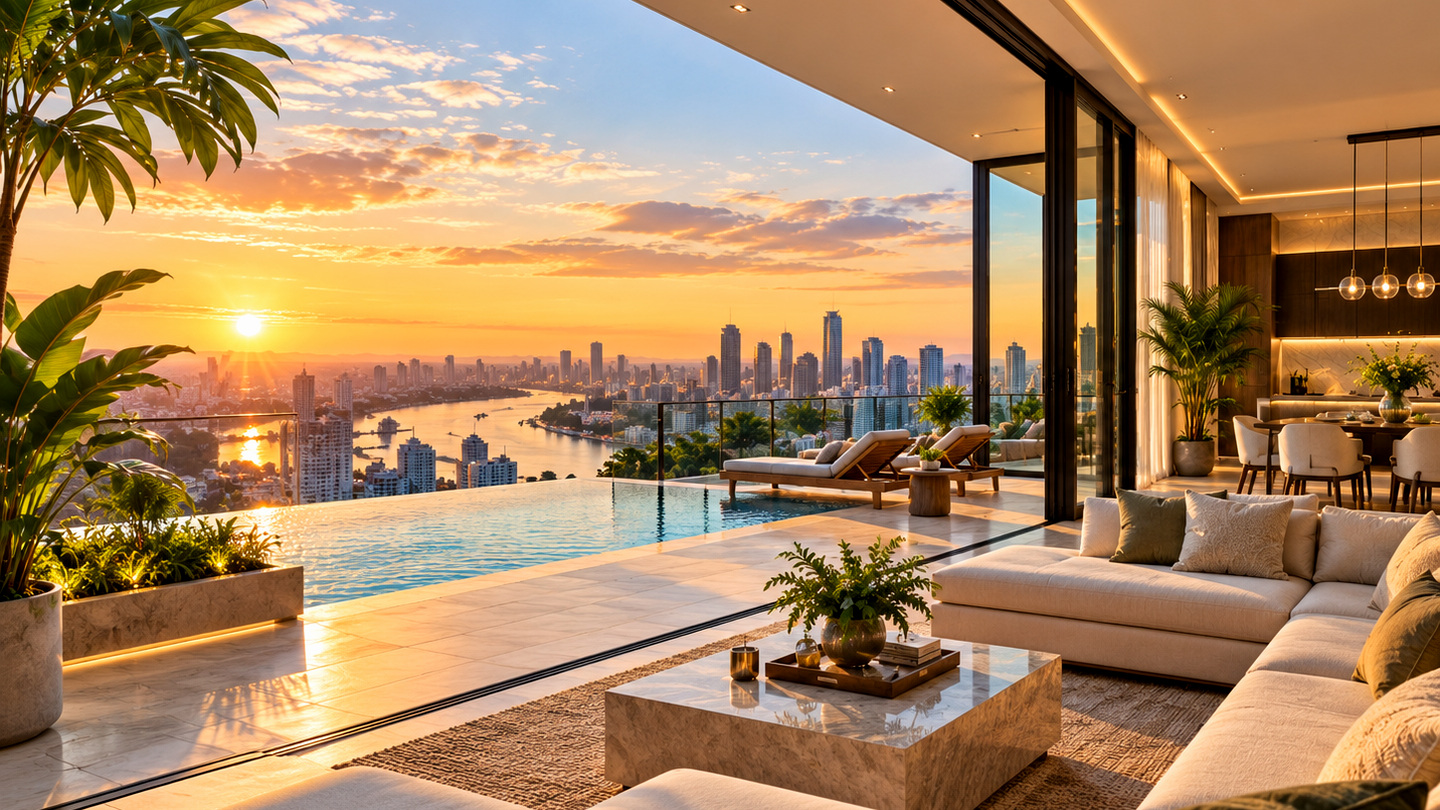 Emerald Land and Homes coastal villa landscape