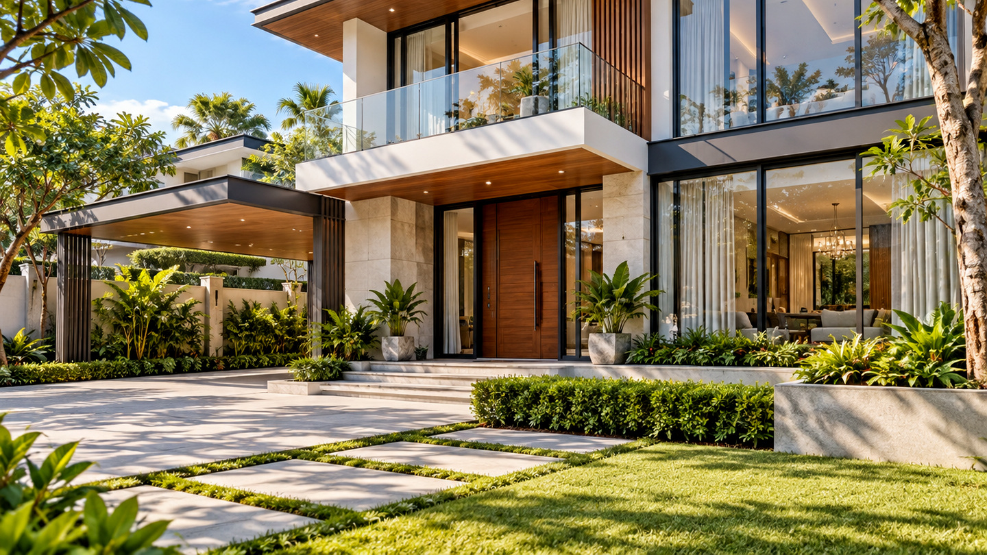 Toul Kork Parkside Duplex modern family home